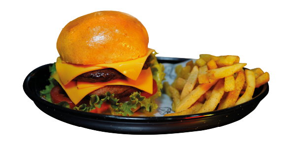 Hamburguesa de Res con Queso